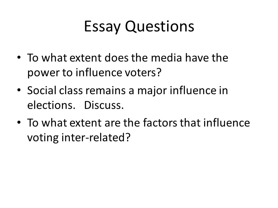 essay on power of media